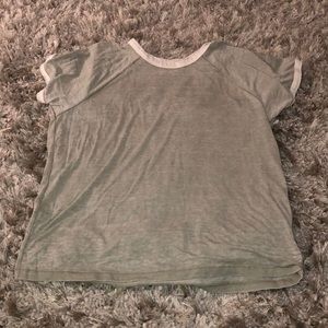 Army green tee shirt